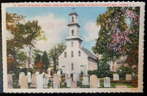 Vintage Postcard 1931 St. David's Episcopal Church, Cheraw, South Carolina (SC)