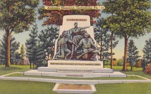 Alabama Memorial Gettysburg Pennsylvania