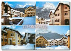 Postcard Modern Scuol Tarasp Vulpera Switzerland Wintersportplatz