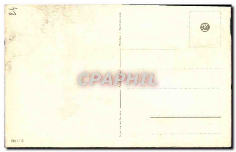 Old Postcard Fancy Bird Peacock