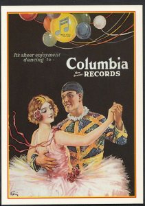 Advertising Postcard - Columbia New Process Records - Carnival Series  A8306