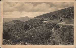 Prescott Arizona AZ State Highway Bird's Eye View Vintage Postcard