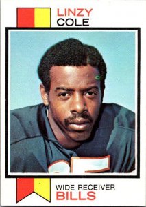 1973 Topps Football Card Linzy Cole Buffalo Bills sk2453