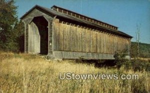 Railroad Covered Bridge - Wolcott, Vermont VT  