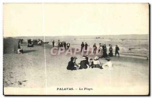 Old Postcard Palavas The Beach