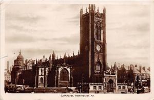 BR61435 cathedral manchester real photo    uk