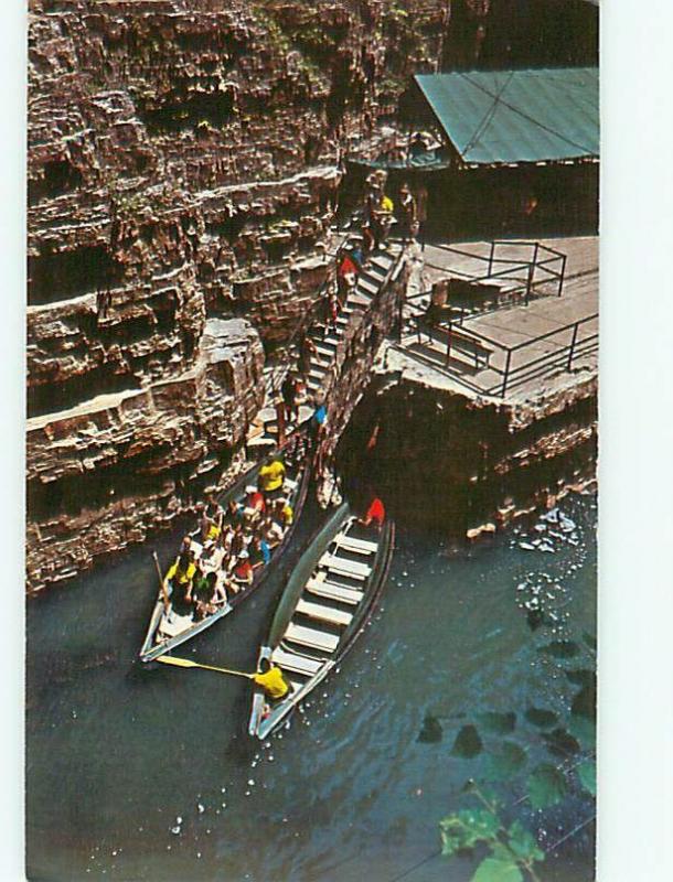 Postcard Boat Ride Table Rock Ausable Chasm New York  # 278