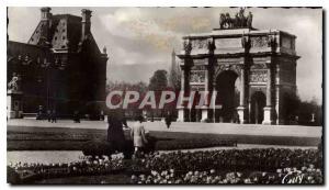 Old Postcard Paris and Place and Arc Wonders Carrousel triumph