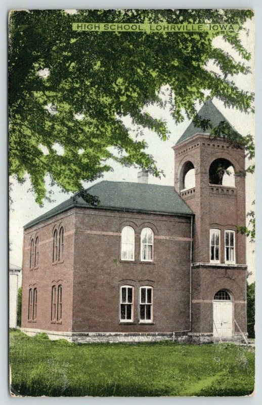 Lohrville IAHigh School & Tree Branch Fill Out the PostcardOpen