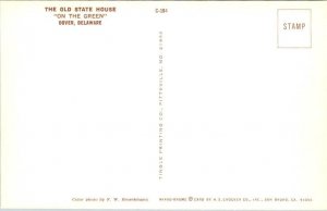 Dover Delaware The Old State House on the Green - Postcard