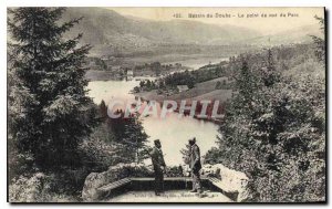 Old Postcard The Basin Doubs Park view