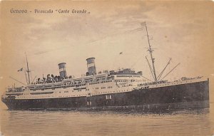 SS Conte Grande Lloyd Sabaudo Ship Line Ship 