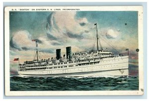 1920s S.S. Boston Eastern Steam Ship Lines Steamer Vintage Postcard P94 