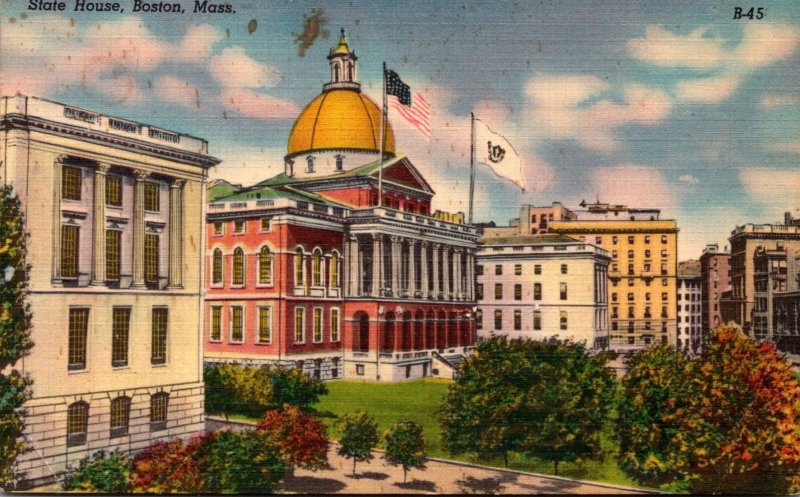 Massachusetts Boston State House 1958