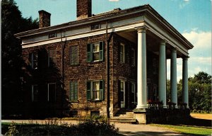 Perkins Mansion Akron Ohio OH Museum Copley Rd Postcard VTG UNP Plastichrome 