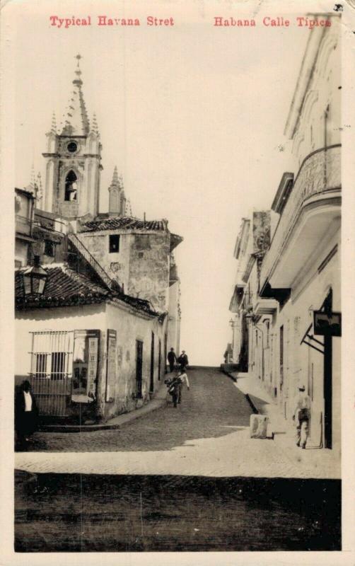 Cuba Typical Havana Street Habana Calle Tipica REAL PHOTO 02.17