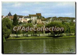 Postcard Modern Carrieres sur Seine 78420 (Yvelines) Vue Generale