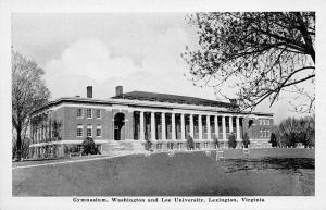 Lexington Virginia 1920s Postcard Gymnasium Washington & Lee University