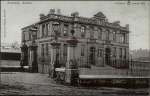 Airdrie Scotland Academy c1910 Postcard