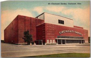 Cincinnati Ohio OH, Cincinnati Garden Building, Sports Center, Vintage Postcard