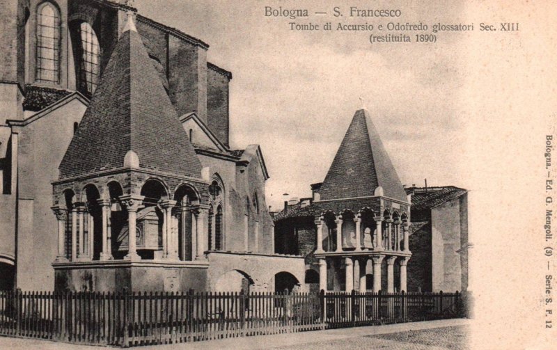 Tombe di Arrursio Odofredo glossatori,S Fransceco,Bologna,Italy BIN