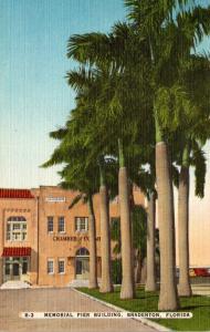 Florida Bradenton Memorial Pier Building 1950