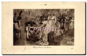 Old Postcard Napoleon intimate 1 Baccarat