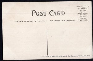 Washington SPOKANE Lower Falls Pub by Spokane Post Card Co. - Divided Back