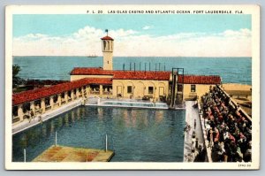 Florida Postcard - Las Olas Casino   Fort Lauderdale