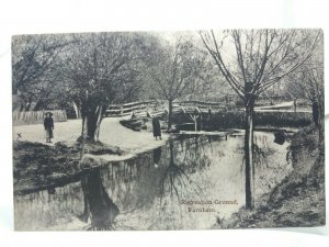 The Recreation Ground Farnham Surrey Vintage Antique Postcard 1917