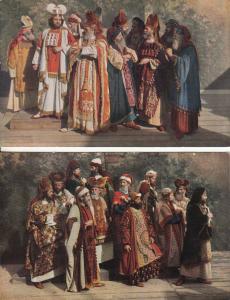 Passionsspiele Oberammergau 1922 The high priests & High councilors costumes