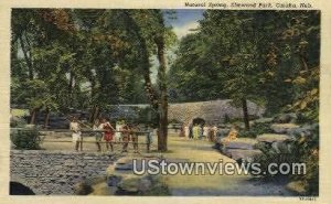 Natural Spring, Elmwood Park in Omaha, Nebraska