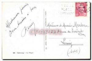 Old Postcard Cabourg The Beach