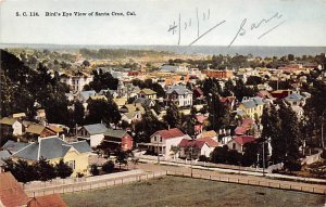 Bird's Eye View of Santa Cruz Santa Cruz California  