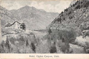 Ogden Canyon Utah Hotel Scenic View Vintage Postcard AA37491