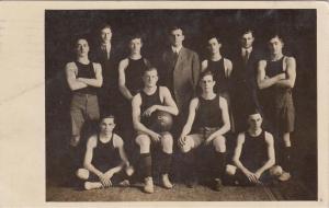 LP33   RPPC Basketball Team, probably Canton Ohio High 