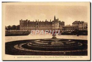Postcard Old Saint Germain En Laye Vue Prize du Rond Point de la Terrasse