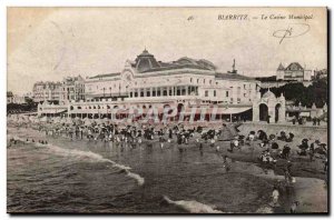 Biarritz Postcard Old City casino