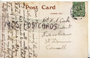 Genealogy Postcard - Cock - Mt Pleasant, St Dominic, Cornwall - Ref. R1102