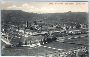 c1910s Einsiedeln, Switzerland Postcard Benedictine Monastery Abbey Church A370