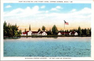 Michigan Copper Harbor Fort Wilkins On Lake Fanny Hoo4