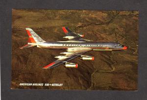 American Airlines Airplane Planes 990 Astrojets Airplanes Aviation Postcard