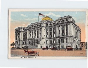 Postcard City Hall Newark New Jersey USA North America