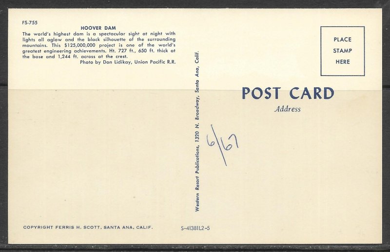 Nevada - Hoover Dam - [AZ-343]