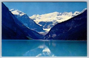 Lake Louise, Victoria Glacier, Banff National Park, Alberta, Vintage Postcard