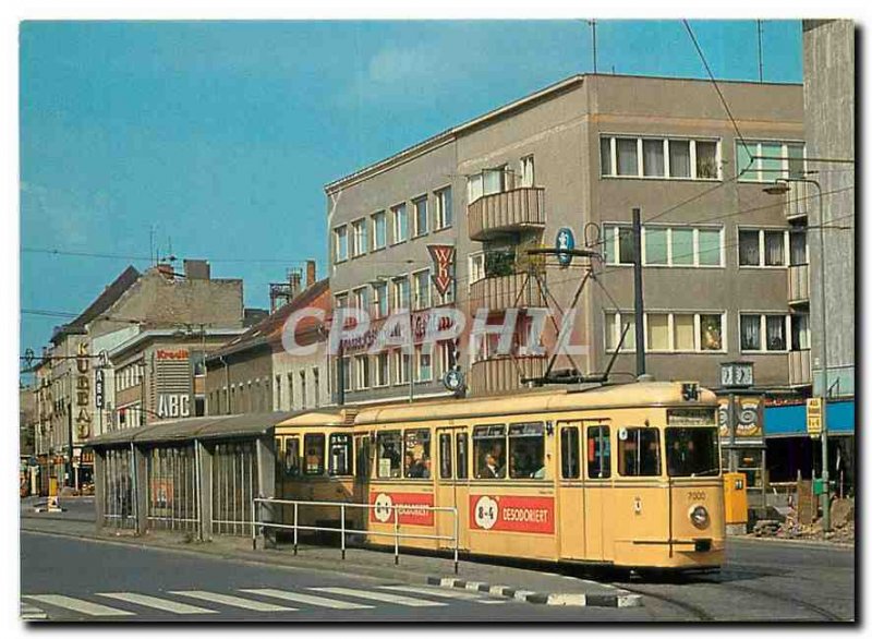 Postcard Modern Triebwagen 7000Ted 52 und Belwagen 2000 BED 52 in Spandau