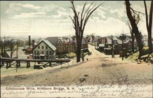 Hillsboro Bridge NH Contoocook Mills c1905 Postcard