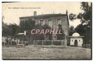 Old Postcard Aumale Hotel of the Joint Municipality