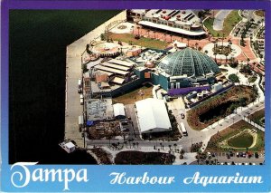 Tampa, FL Florida  HARBOUR AQUARIUM  Bird's Eye View  4X6 Postcard