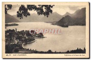 Old Postcard Lake Annecy Talloires and the end of the Lake